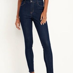 Old Navy High-Rise Super Skinny Blue Women's Jeans